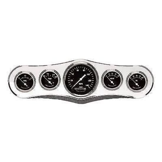 Billet Specialties BS36525 Billet Aluminium Dash Insert 5 Gauge 3-3/8" & 2-1/16"