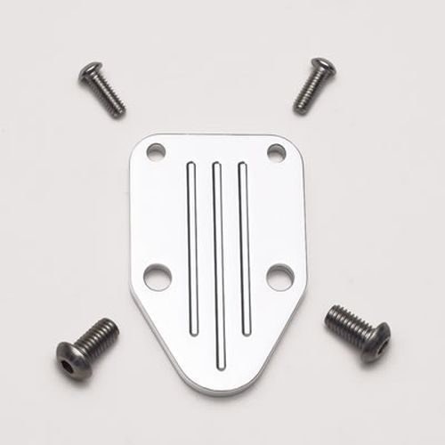Billet Specialties BS41120 Chev SB 262-400 Polished Fuel Pump Block Off Plate