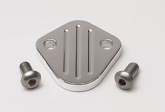 Billet Specialties BS41220 Chev BB V8 Polished Alloy Fuel Pump Block Off