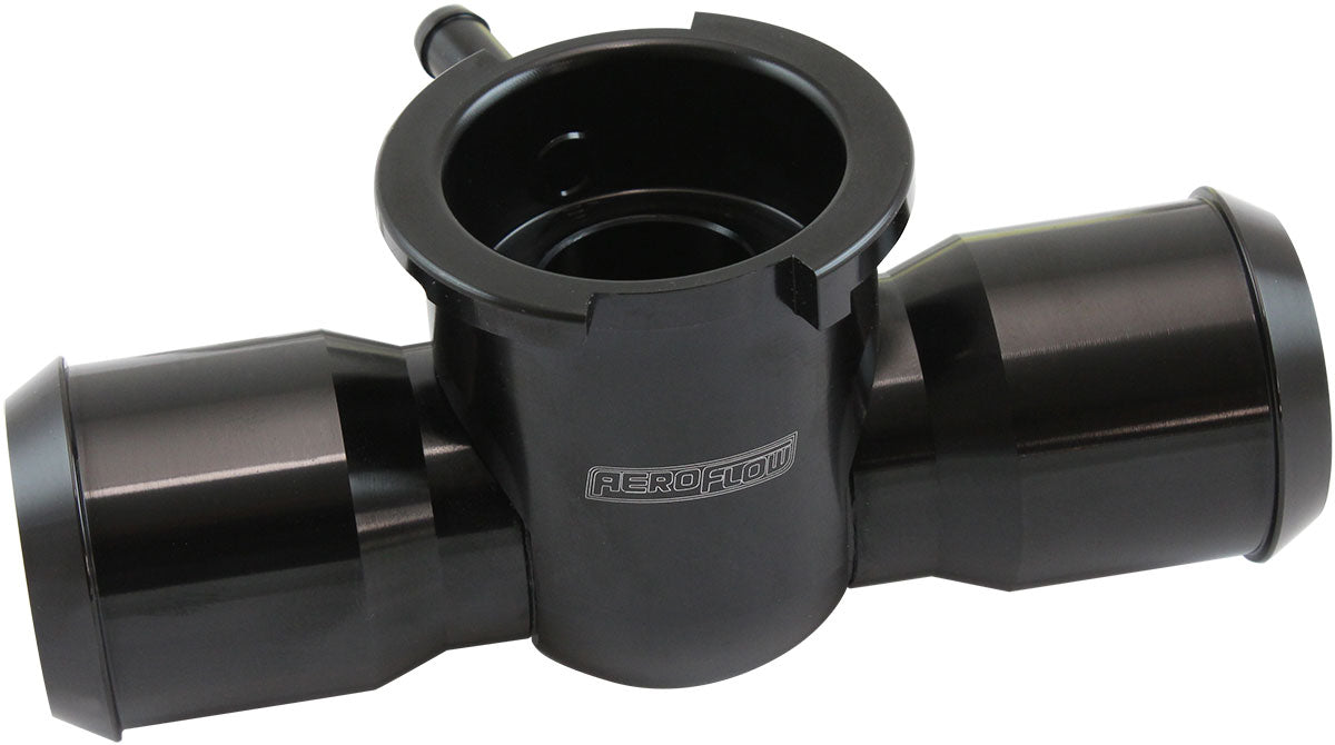 Aeroflow AF64-4039BLK Remote Radiator Hose Filler 1-1/4-20 Thread 42mm Cap Barb