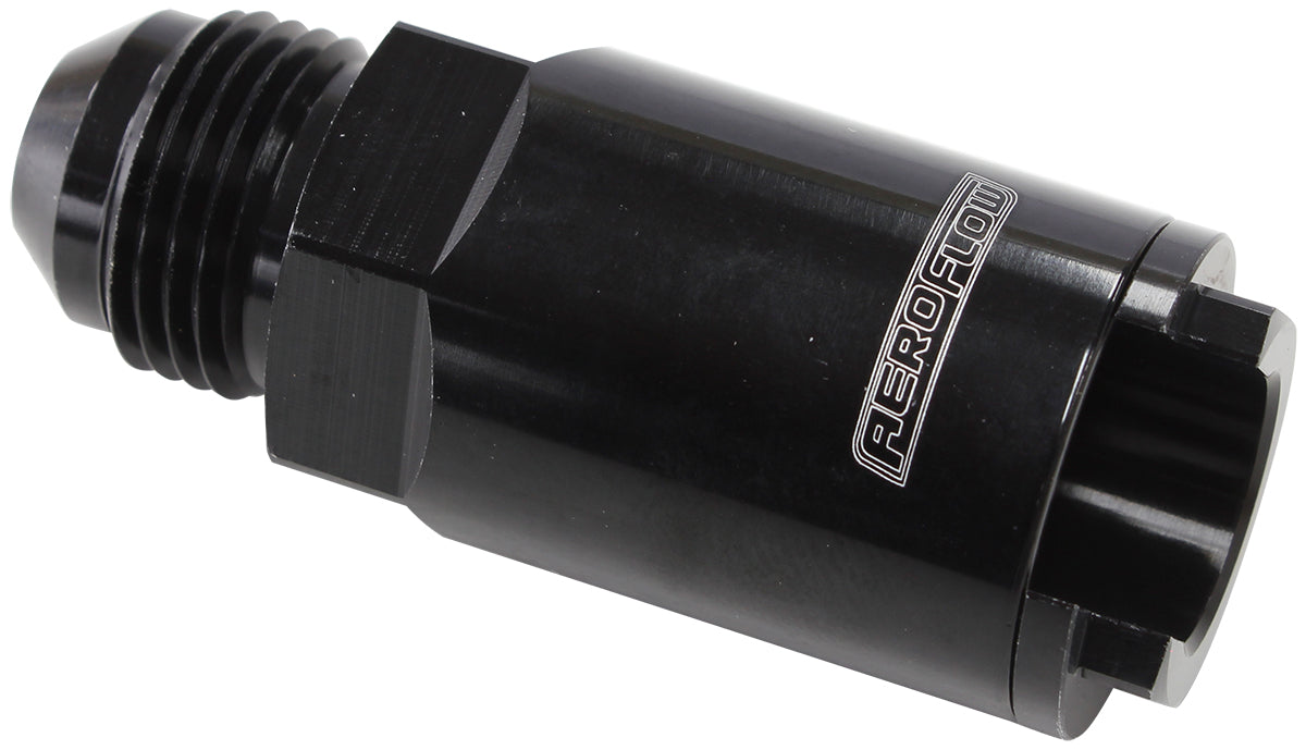 Aeroflow AF808-04BLK Push On Fuel Fitting LS & Lt 1/2" Hose to -8AN