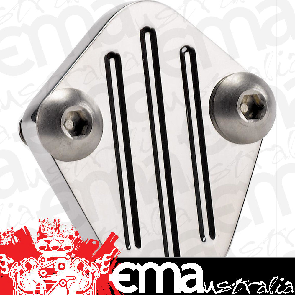 Billet Specialties BS41825 Polished Aluminium Fuel Block Off suit Chrysler BB V8