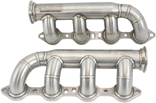 Aeroflow AF8400-2000 Gm Ls Twin S/S Turbo Manifoldspair Forward Facing V-Band