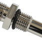 Aeroflow AF385-06L 1/4"-18 NPSM Long Tail to -6AN with Crush Washer Zinc Steel