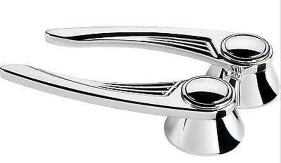 Billet Specialties BS45325 Polished Door Handles Ball Milled suit Ford Pre 1948