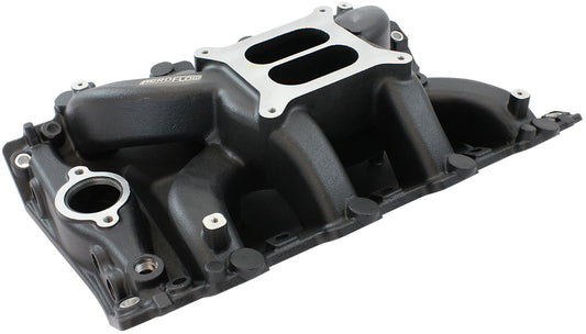Aeroflow AF6210-4000 Holden 304 Vn Intake Manifold Dual Plane Air Gap Black