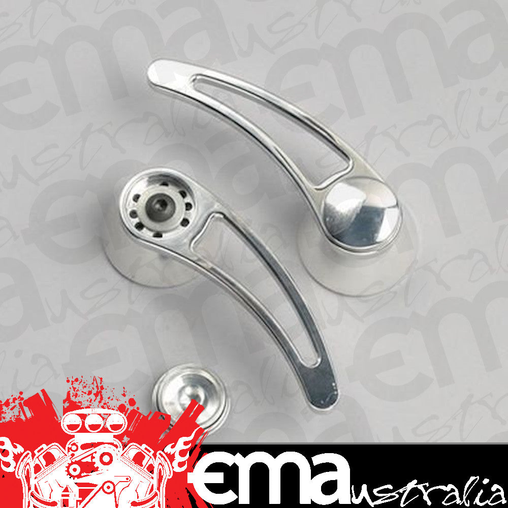 Billet Specialties BS45520 Polished Interior Door Handles suit Gm/Ford 1949 0N