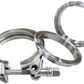 Aeroflow AF92-4500D 4.5" V Band Clamp Kit 2Xalloy Rings & 1 X Stainless Clamp