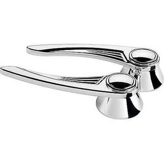 Billet Specialties BS45525 Polished Door Handles Ball Milled For Gm/Ford 1949-On