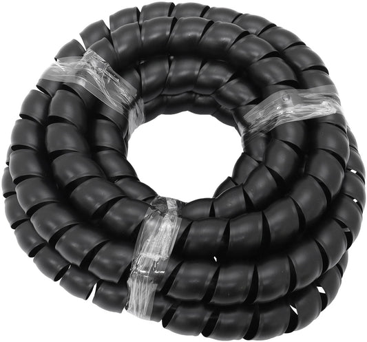Aeroflow AF91-9859 23.9mm I.D Spiral Wrap Cover Braided Hose Wire 3.7 Meters Black Aeroflow - Af 91-9859