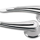 Billet Specialties BS45528 Rail Interior Door Opening Handles - Polished suit Gm & Ford 1949-On With 1/2" Round Spline, 4-13/32" Length (pair)