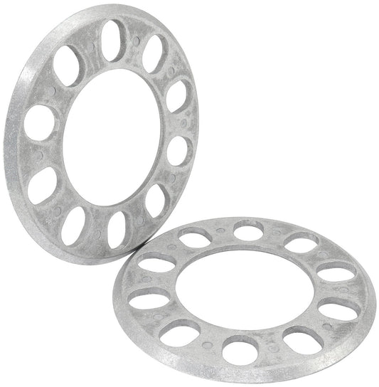 Aeroflow AF3100-0001 Slip On Wheel Spacers 5/16" 7.9mm (pair) Alloy 5X 4.5"-5" Bc