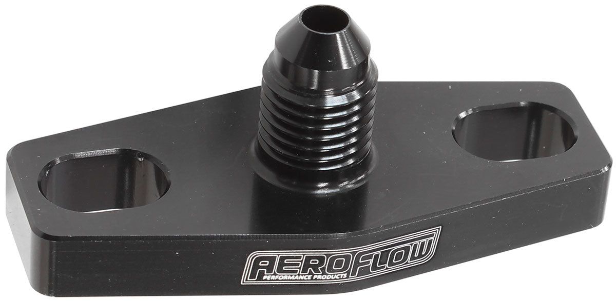 Aeroflow AF463-08 Turbo Oil Feed Adapter -4AN 38-44mm Hole Centres O-Ring