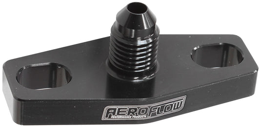 Aeroflow AF463-08 Turbo Oil Feed Adapter -4AN 38-44mm Hole Centres O-Ring