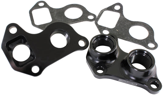 Aeroflow AF64-2241 Gm LS Water Pump Plates Adapter Block -10Orb (pair)