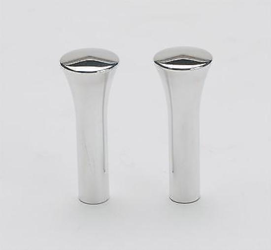 Billet Specialties BS45910 Polished Alloy Door Lock Knobs 1-5/8"L, 10-24 Thread