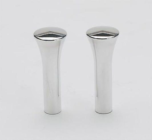 Billet Specialties BS45910 Polished Alloy Door Lock Knobs 1-5/8"L, 10-24 Thread