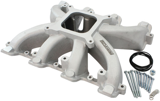 Aeroflow AF6040-5000 Gm LS Carby Intake Manifold Cathedral Port Non-EFI LS1 LS2Natural Aeroflow - Af6040-5000