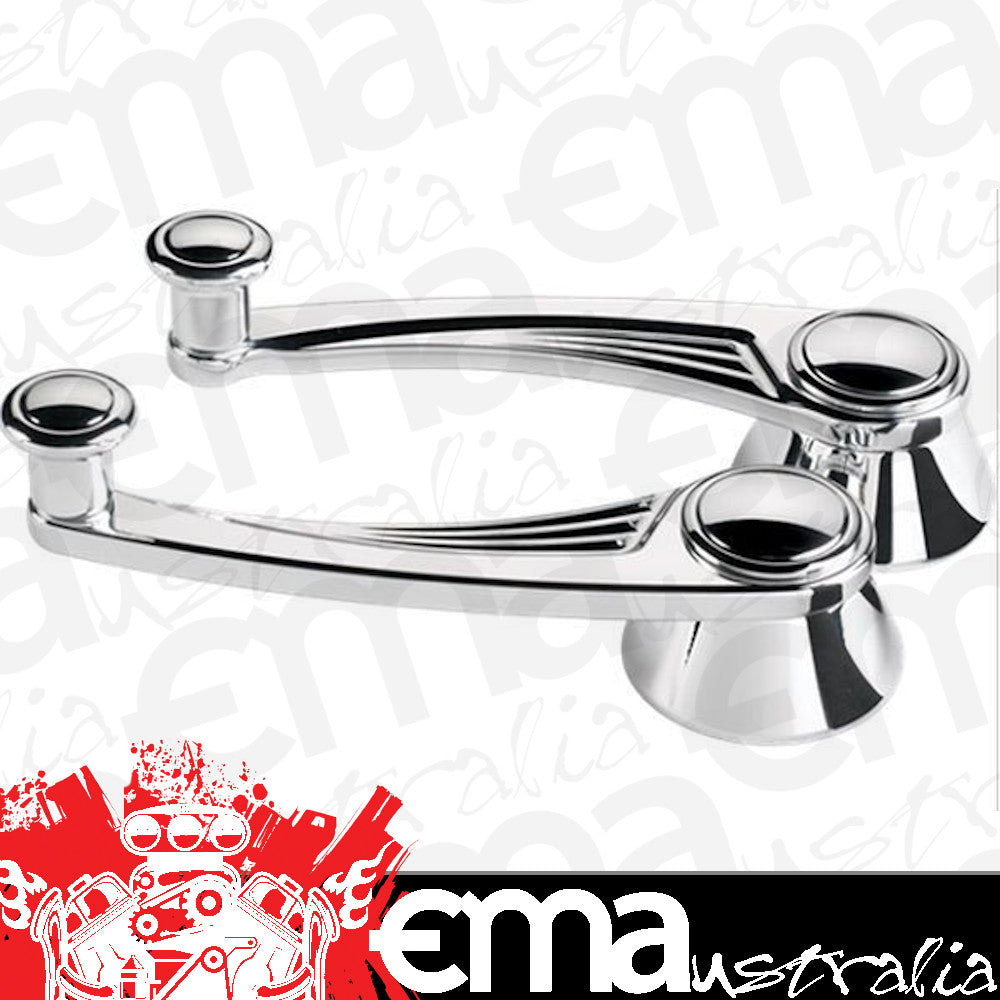 Billet Specialties BS46325 Alloy Window Handles suit Ford Pre 1948 Ball Milled