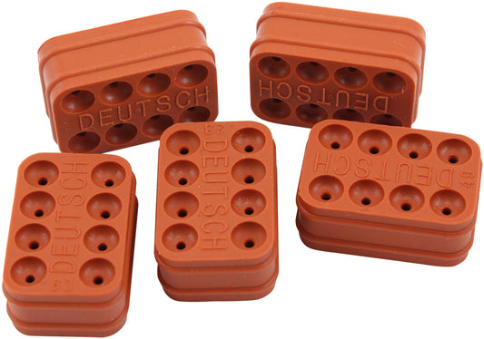 Aeroflow AF49-9144 Weathertight Dtm Wire Seal 8 Pin Pack Of 5 Deutsch Connec