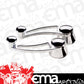 Billet Specialties BS46520 Traditional Interior Window Crank Handles - Polished suit Gm & Ford 1949-On With 1/2" Round Spline, 3-3/4" Length (pair)