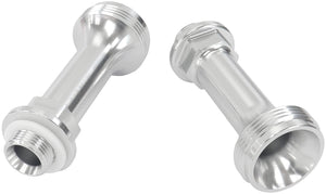 AF59-2138S Aeroflow Replacement Billet Adjustable Fuel Log Legs Suit Adjustable Fuel Log (AF64-2037) 9/16-24" for BG Demon Carburettors, Silver Finish