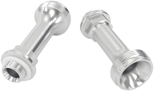 AF59-2138S Aeroflow Replacement Billet Adjustable Fuel Log Legs Suit Adjustable Fuel Log (AF64-2037) 9/16-24" for BG Demon Carburettors, Silver Finish