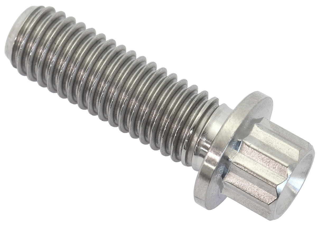 Aeroflow AF3502-0984 M8x1.25 TITANIUM BOLT 25mm UHL12 POINT SINGLE M8 x 1.25mm