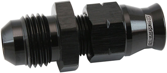 Aeroflow AF108-06-04BLK 1/4" Hard Line To -6AN Male Adapter Black w/ Olive