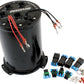 Aeroflow AF77-4056BLK Single,Twin or Triple Round Surge Tank 40mm Pumps Black