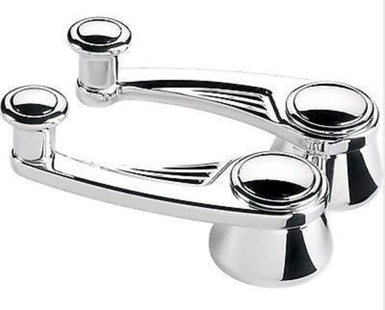 Billet Specialties BS47425 Polished Ball Milled Vent Handles suit Gm Pre 1948