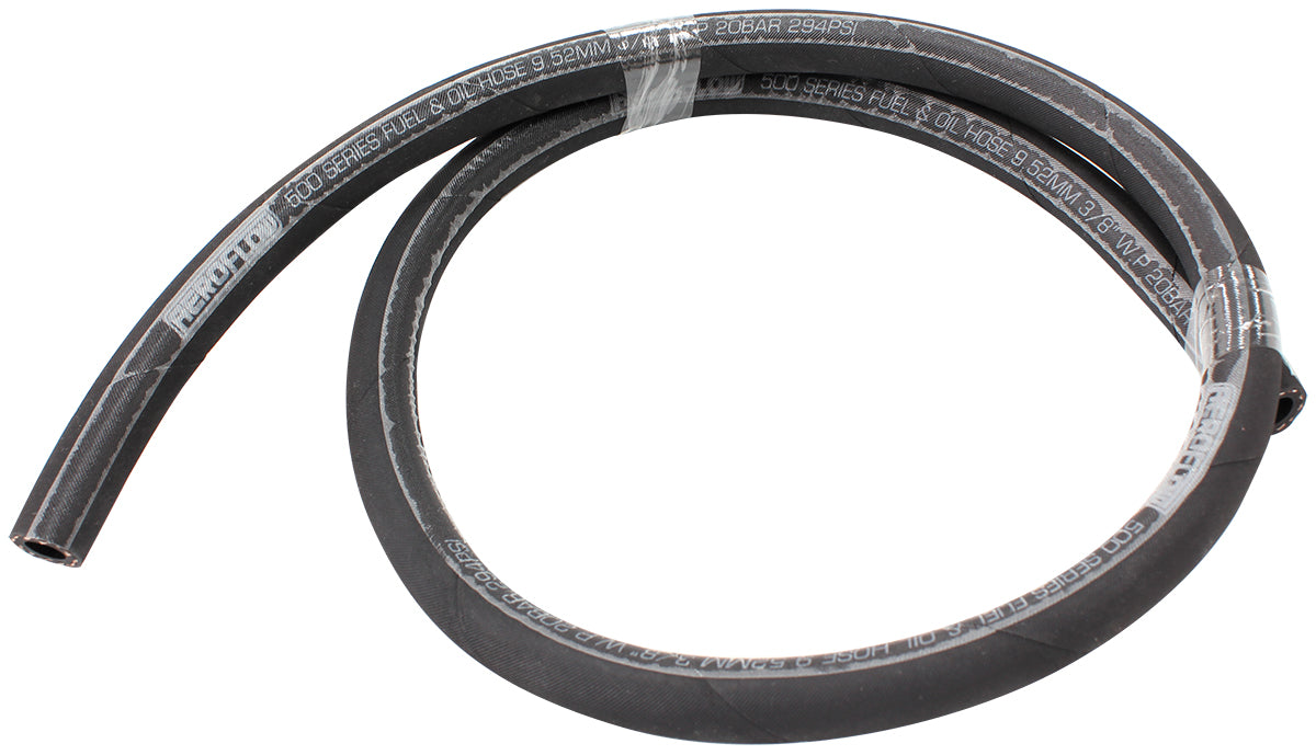 Aeroflow AF500-12-1MBLK BLACK PUSH LOCK HOSE -12 3/4"1M RUBBER 19mm ID 25.4mm OD