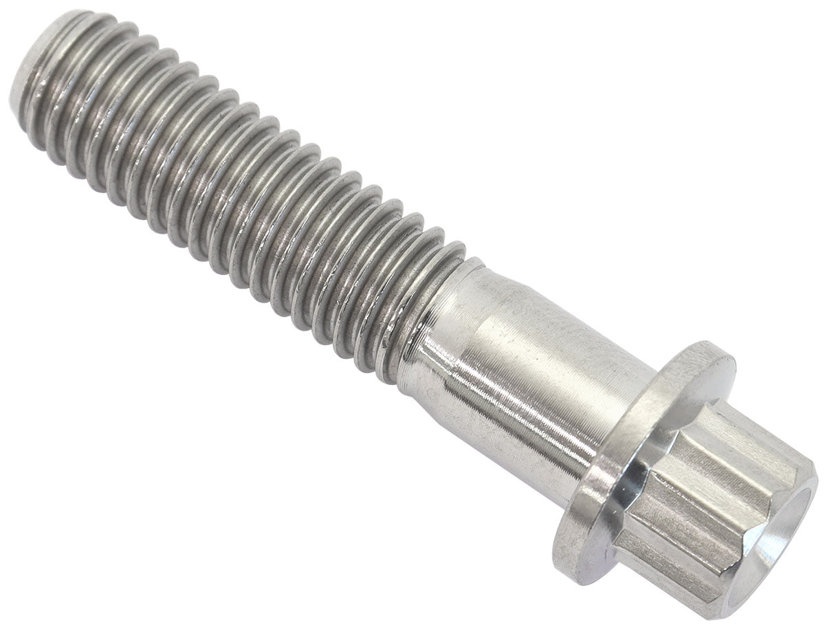 Aeroflow AF3502-1377 M8x1.25 TITANIUM BOLT 35mm UHL12 POINT SINGLE M8 x 1.25mm