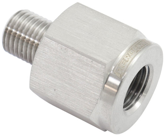 Aeroflow AF391-03-M10SS 3/8"-24 Pipe Reducer Male to M10 X 1.0 Inverted Flare Brake