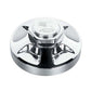 Billet Specialties BS53225 Wheel Knock-Offs - Polished Large Fluted Hex Knock-Off suit Legacy & Dragster Wheels (pair)