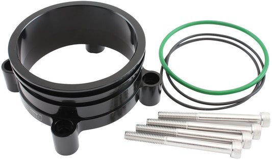 Aeroflow AF64-2141BLK Bosch Dbw 68mm Throttle Adapt Intercooler Clamp 3 Inch Black