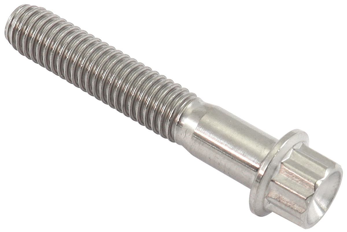 Aeroflow AF3501-1377 M6x1.00 TITANIUM BOLT 35mm UHL12 POINT SINGLE M6 x 1.00mm