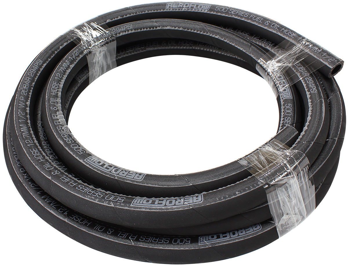 Aeroflow AF500-12-15MBLK BLACK PUSH LOCK HOSE -12 3/4"15M RUBBER 19mm ID 25.4mm OD