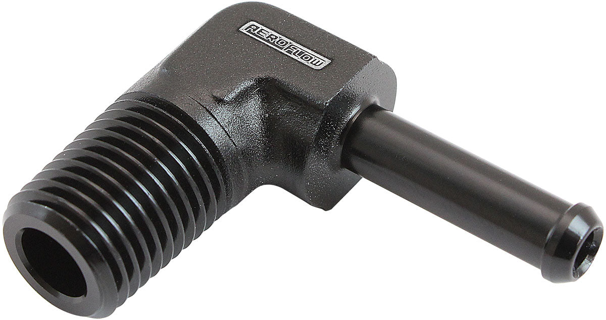 AF842-04-04BLK | Male 1/4" Npt To 1/4" Barb