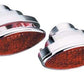 Billet Specialties BS61520 Polished Alloy Small Oval Taillights 4"X1-3/4" 1 (pair)