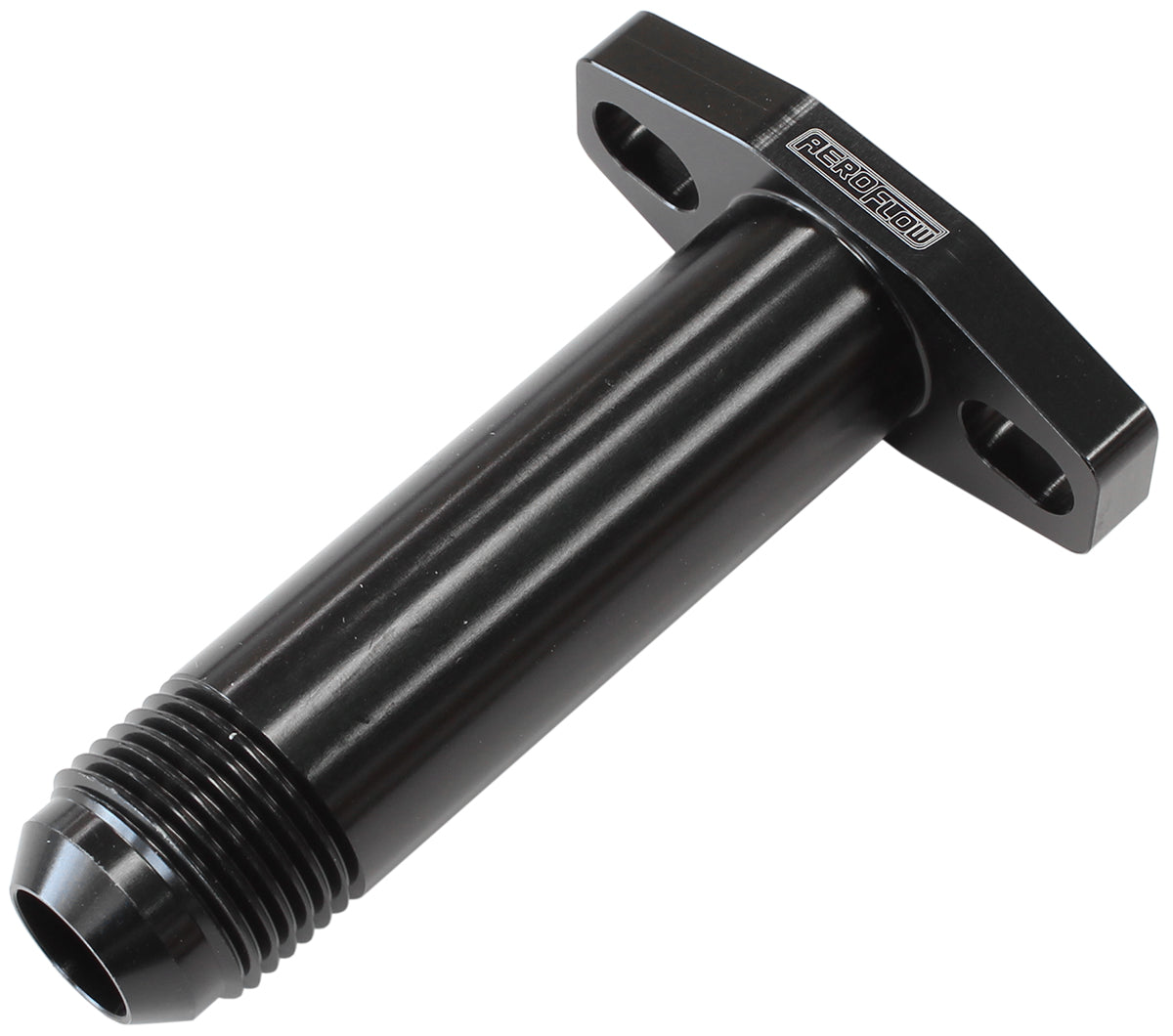 Aeroflow AF463-05L Turbo Drain Adapter -10AN 3" 38-44mm Bolt Centres #Long#