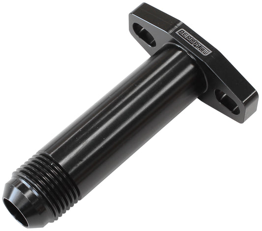 Aeroflow AF463-05L Turbo Drain Adapter -10AN 3" 38-44mm Bolt Centres #Long#