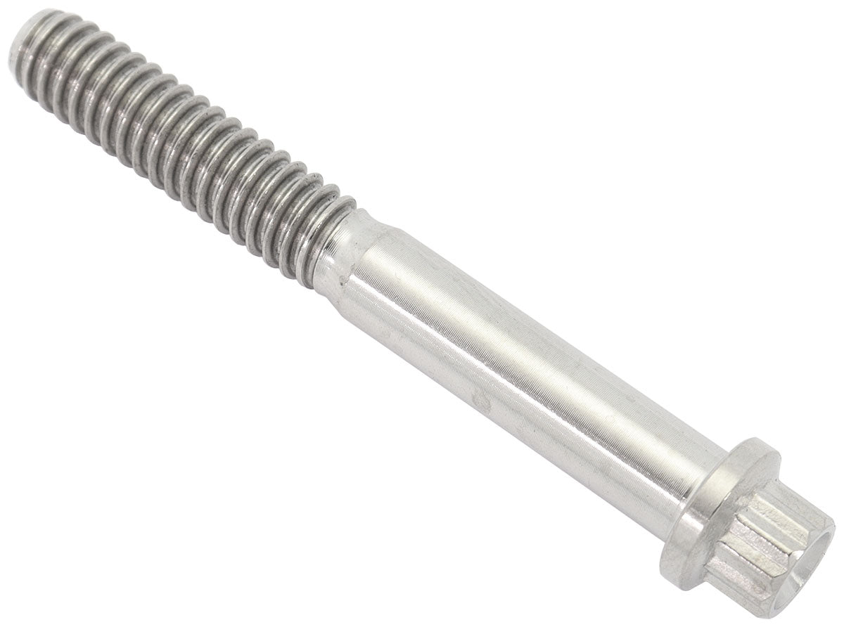 Aeroflow AF3511-2000 1/4" UNC TITANIUM BOLT 2.00" UHL 12 POINT SINGLE 1/4-20"