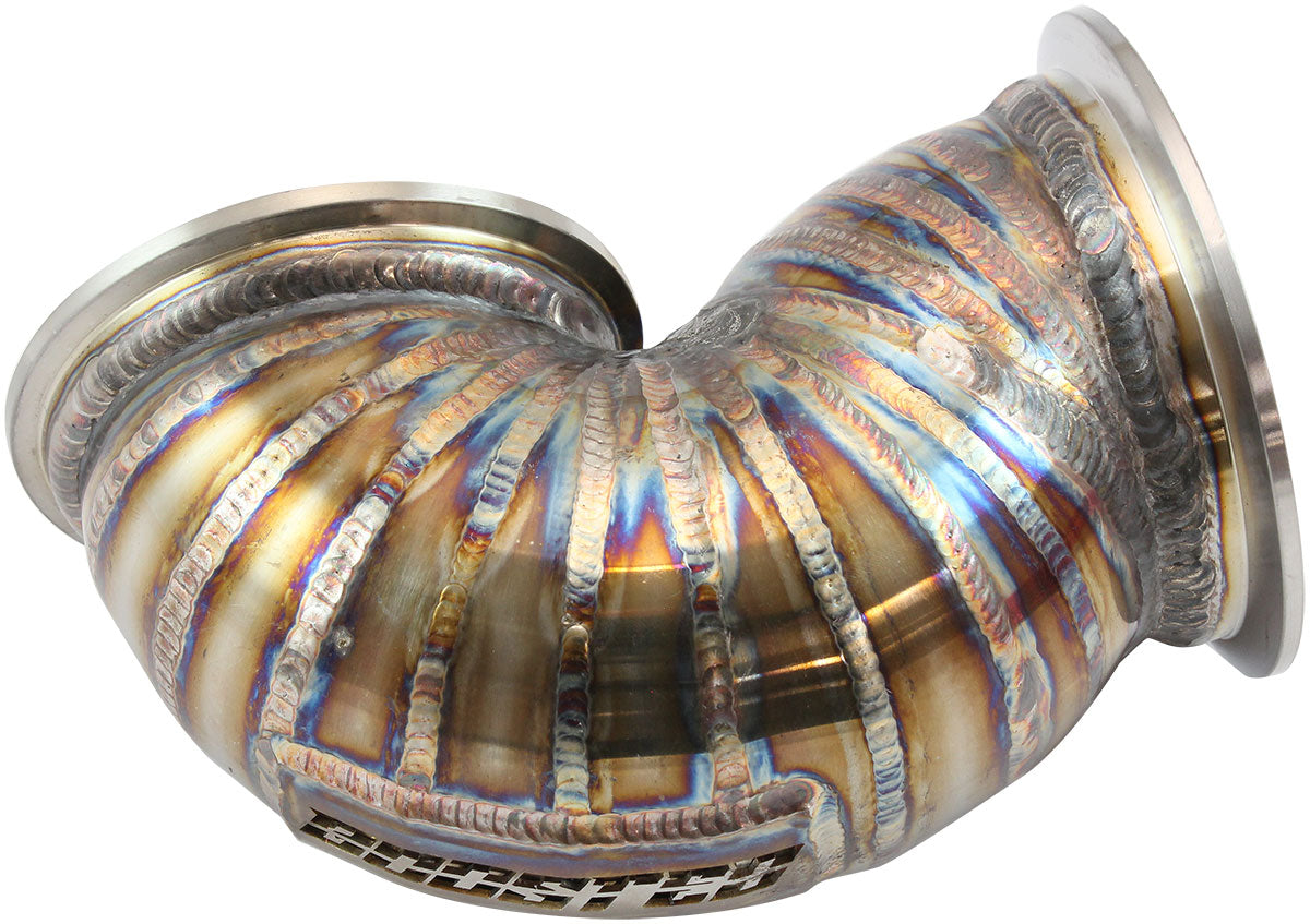 Aeroflow AF8200-1100 MITSUBISHI EVO GT30 DUMP PIPE 3" TIGHT 4G63