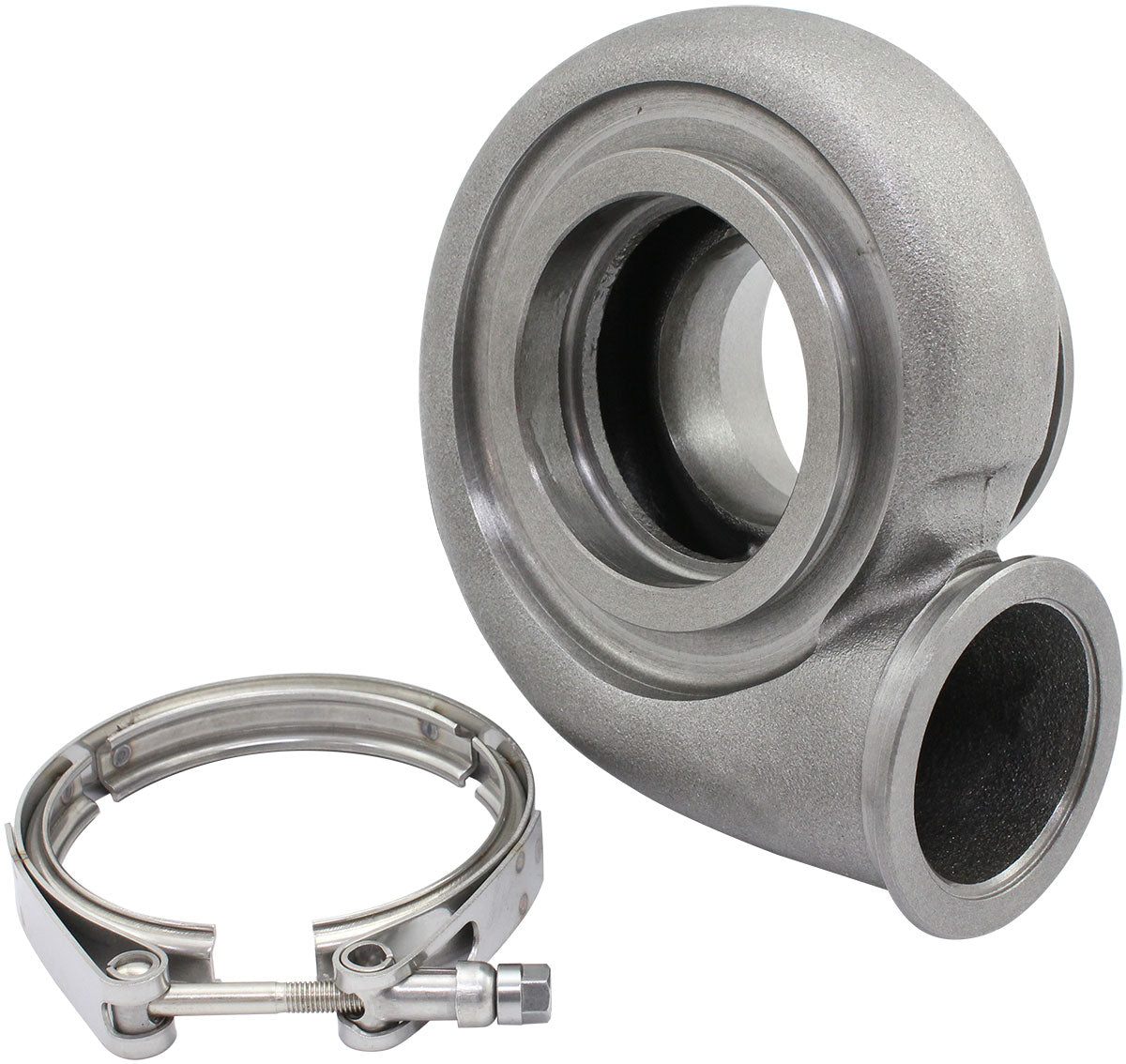 Aeroflow AF8050-1062 Boosted V-Band Housing 0.83 Cast Iron Housing B5455 B5855 G30 Aeroflow - Af 8050-1062