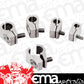 Billet Specialties BS65410 Line Clamps suit 3/8" Line With 10-32 X 3/4" S/S Bolts 4 Pack