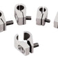 Billet Specialties BS65510 Line Clamps suit 1/2" Line With 10-32 X 3/4" S/S Bolts 4 Pack