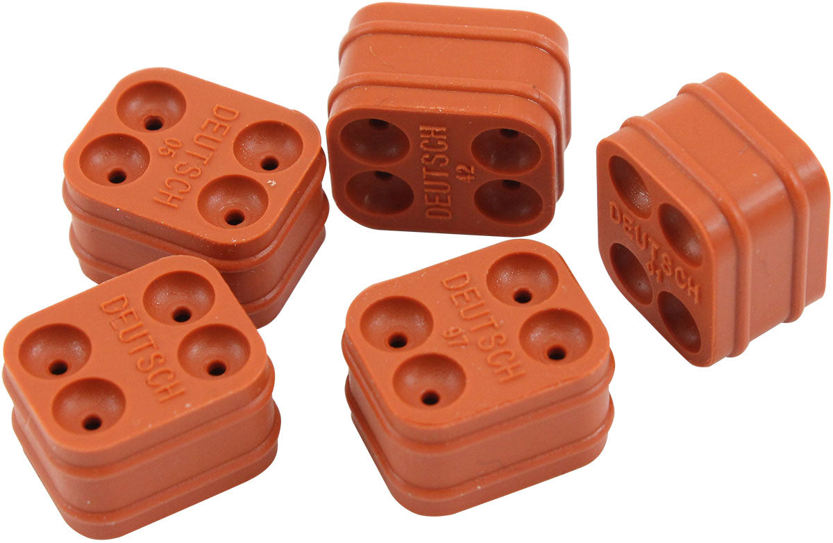 Aeroflow AF49-9142 Weathertight Dtm Wire Seal 4 Pin Pack Of 5 Deutsch Connec