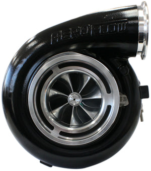 BOOSTED 98102 V-Band 1.22 Turbocharger 2500HP, Hi Temp Black Finish (External Wastegate, V-Band Inlet & Exhaust Flanges)