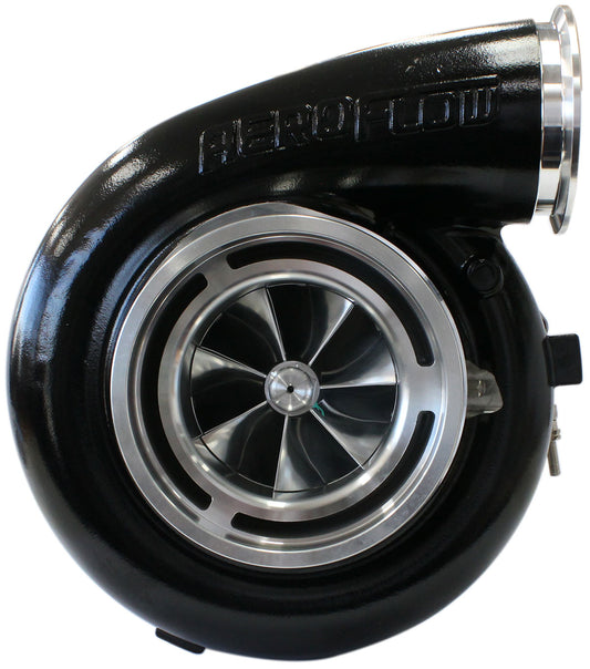 BOOSTED 98102 V-Band 1.22 Turbocharger 2500HP, Hi Temp Black Finish (External Wastegate, V-Band Inlet & Exhaust Flanges)
